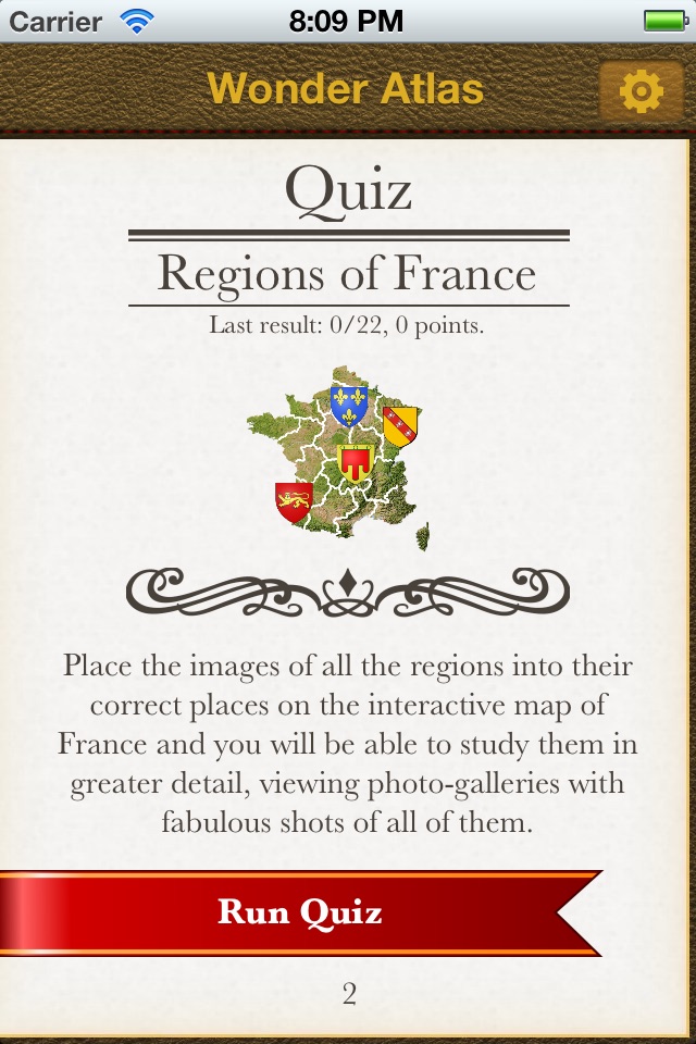 France. The Wonder Atlas Quiz screenshot 2
