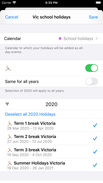 How to cancel & delete Australian Holidays from iphone & ipad 3