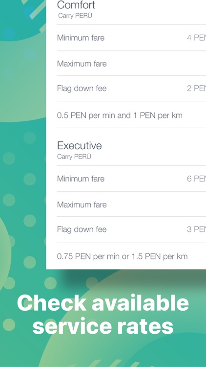 Carry: order taxi in Peru screenshot-4