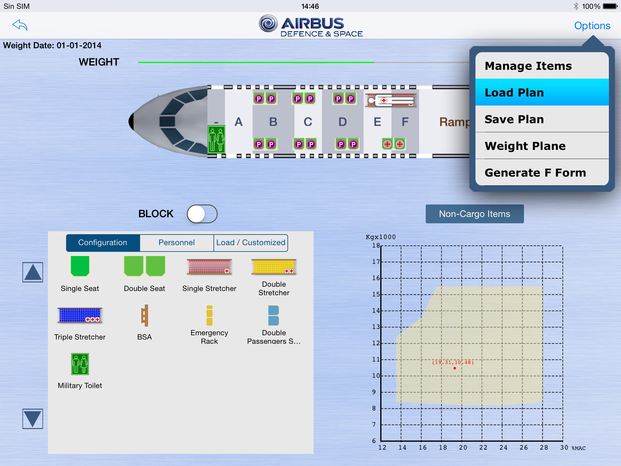 Airbus DS Weight & Balance screenshot 2