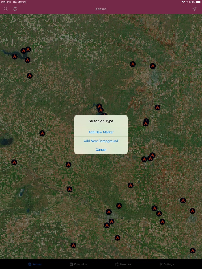 Kansas – Nebraska Camps  RVs