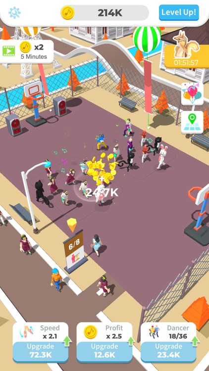 Idle Square Dance screenshot-3