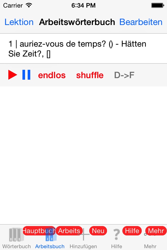 Bon Courage Wortschatzcoach screenshot 4