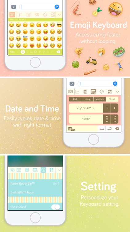 Pastel Keyboard Themes Color screenshot-7