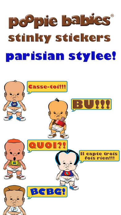 How to cancel & delete StinkyStickers Parisian Stylee from iphone & ipad 1