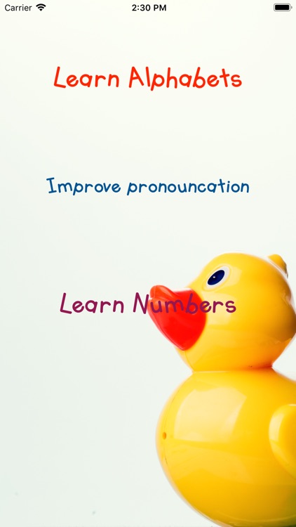 Learn letters and numbers