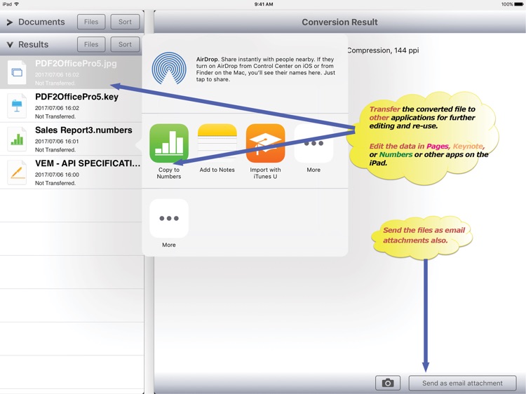 PDF2Office OCR for iWork screenshot-3