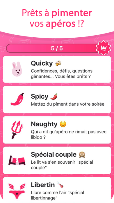 How to cancel & delete Kinky - jeux d'alcool coquins from iphone & ipad 1