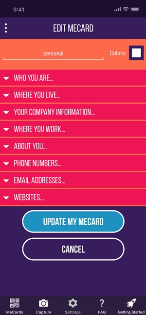 MeCard Contact Manager Manager(圖2)-速報App