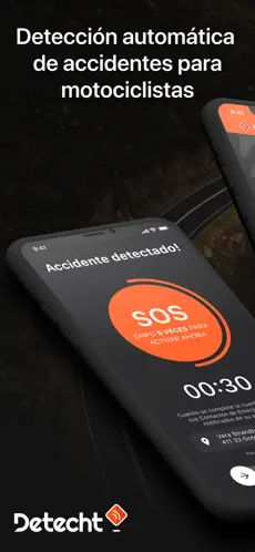 Captura 1 Detecht-Aplicación de Moto GPS iphone