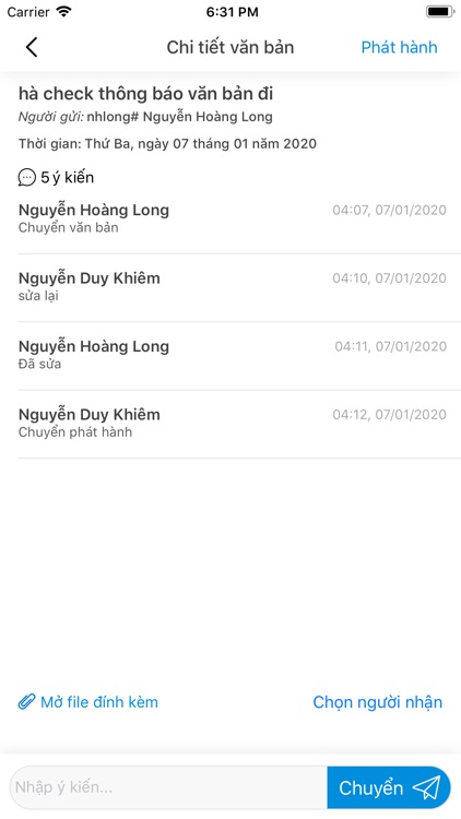 Phần mềm quản lý văn bản screenshot-6