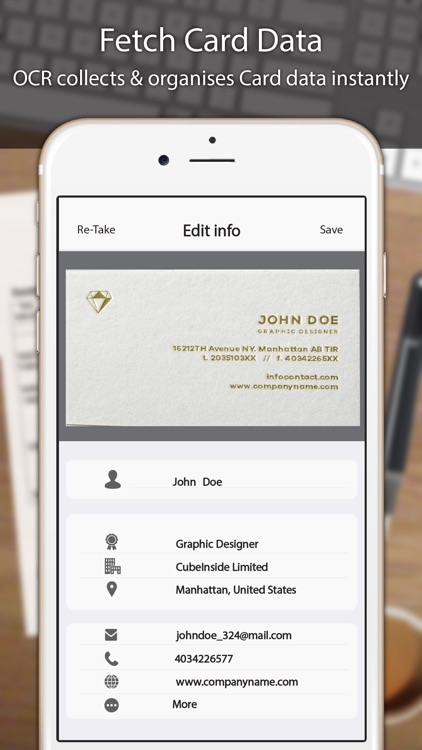 Business Card Scanner Pro screenshot-3
