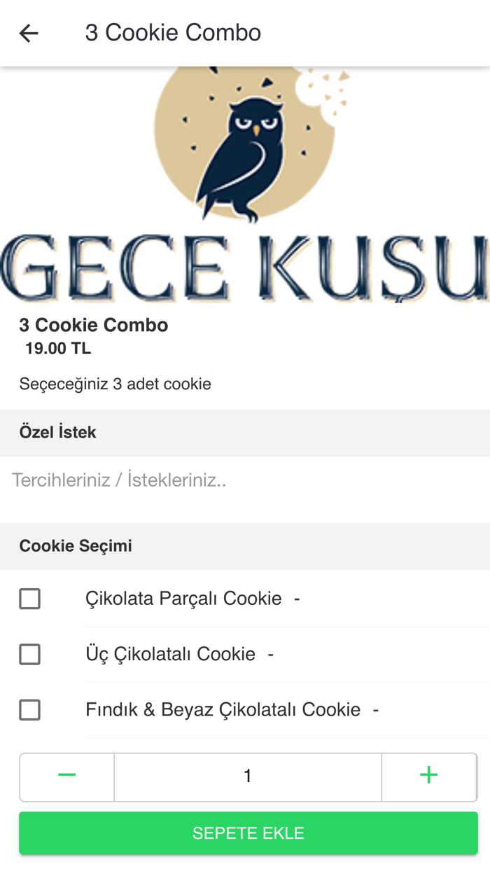Gece Kuşu Cookies
