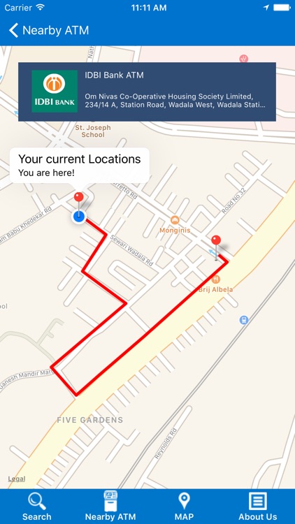 Nearest ATM Locator