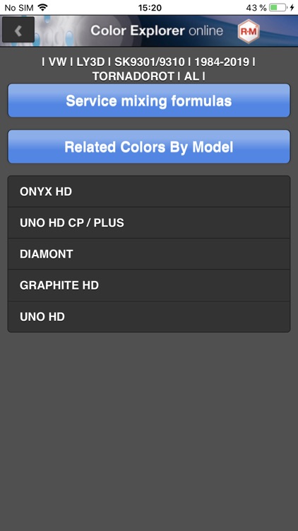 R-M Color-Explorer Online