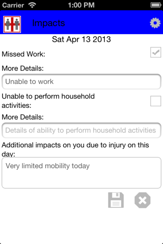 Personal Injury Tracker screenshot 3
