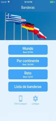 Screenshot 4 Cuestionario sobre banderas iphone