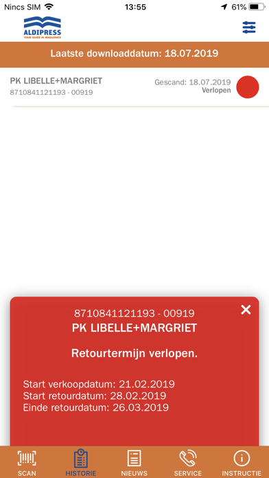 Aldipress Retouren App screenshot 2