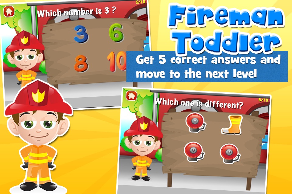 Fireman Toddler Games screenshot 3