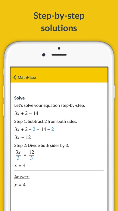 MathPapa - Algebra CalculatorScreenshot of 2