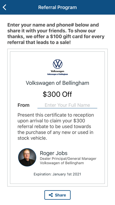 Volkswagen of Bellingham screenshot 2