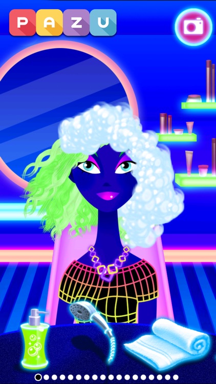 Girls Hair Salon Glow screenshot-4