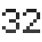 Thirty-Two: Black and white and square all over