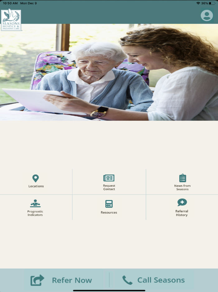 Seasons Hospice Referral App