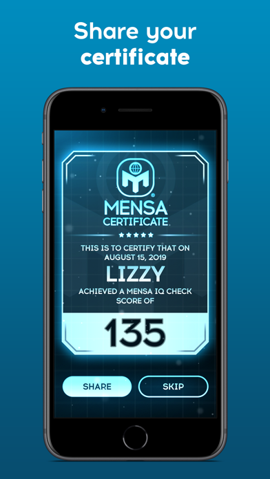 Mensa IQ Check screenshot1