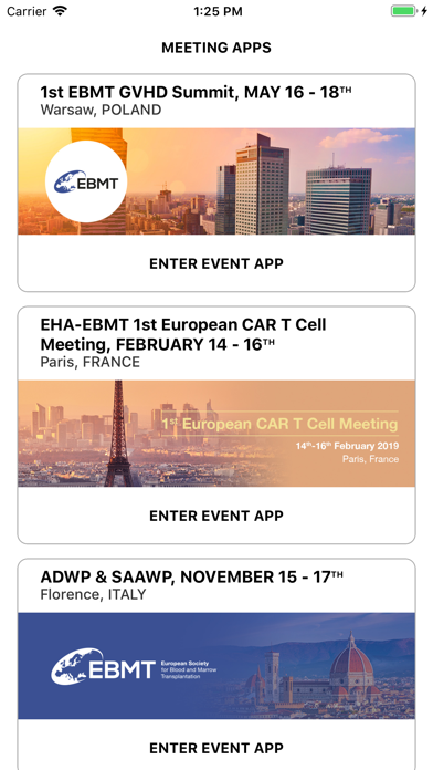 EBMT Education App screenshot 2