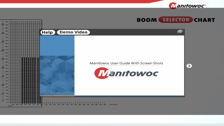 Manitowoc Boom Length Selector