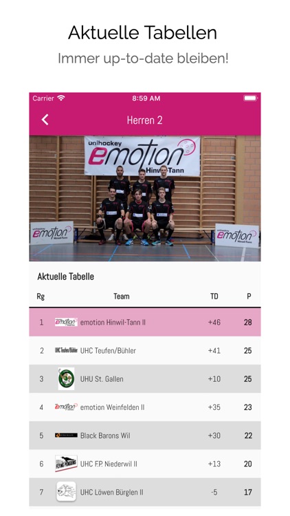 Unihockey emotion Hinwil-Tann