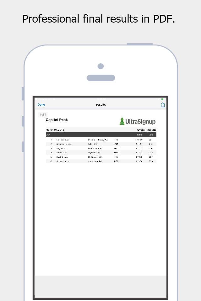 UltraSignup - Race Timer screenshot 4