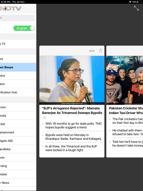 NDTV for iPad
