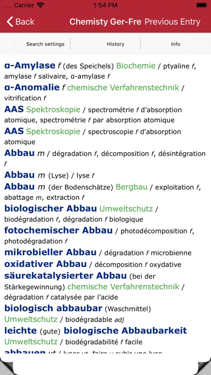 Dictionary of Chemistry DE-FR