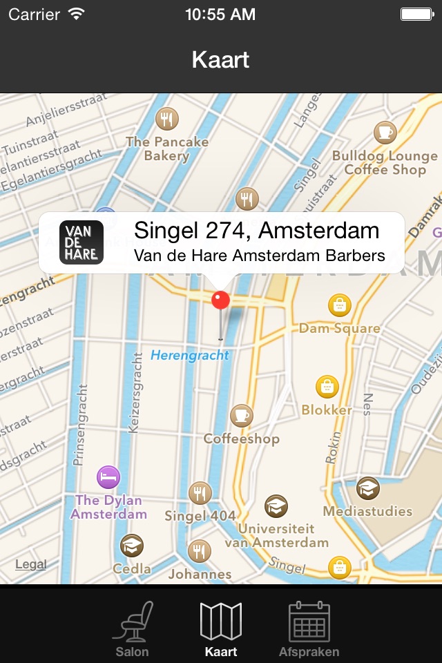 Van de Hare Amsterdam Barbers screenshot 2