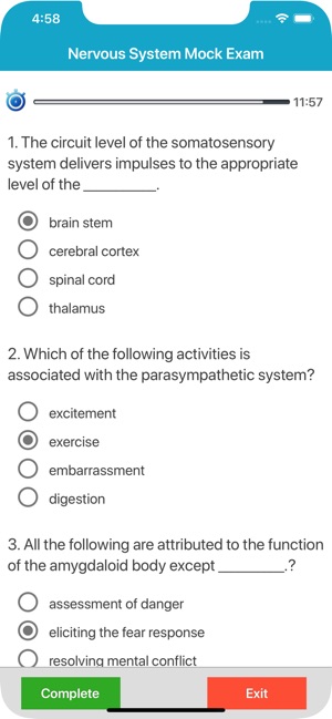 Nervous System Quizzes(圖4)-速報App