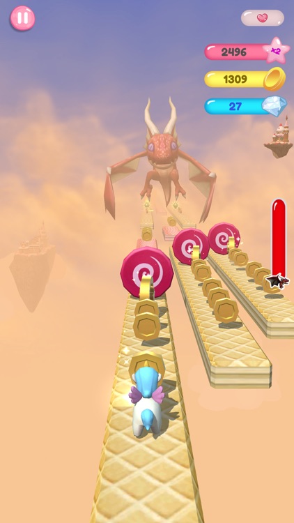 Princess Unicorn:Dragon Escape screenshot-8