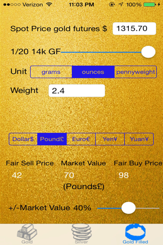 Gold Silver Pricer - náhled
