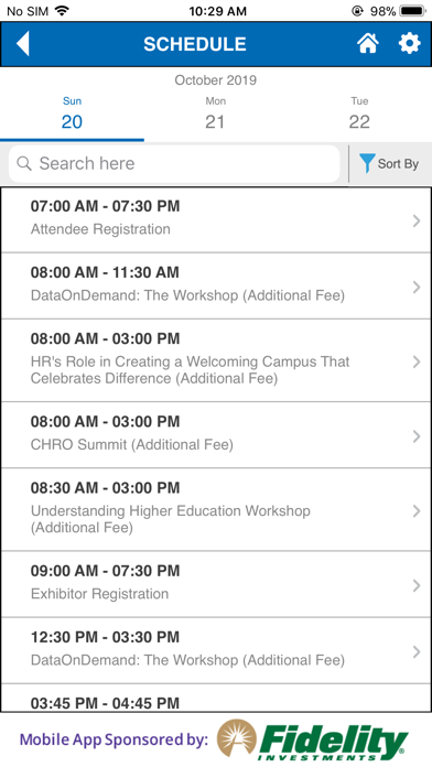 CUPA-HR Events screenshot 4