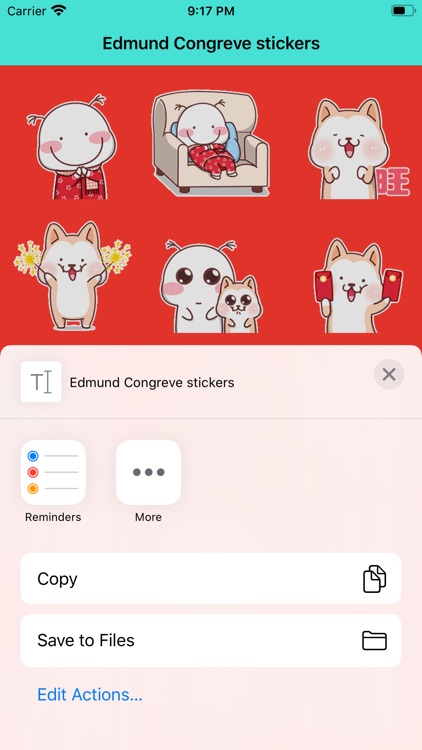 Edmund Congreve stickers screenshot-3