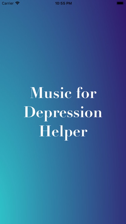 Music for Depression Helper