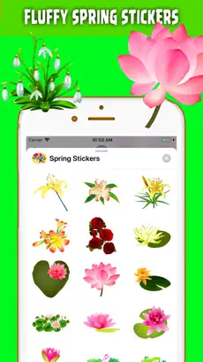 Imágen 1 Fluffy Spring Stickers iphone