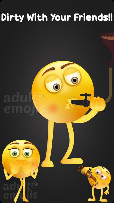 Dirty Emoji Sticker Keyboard screenshot 2