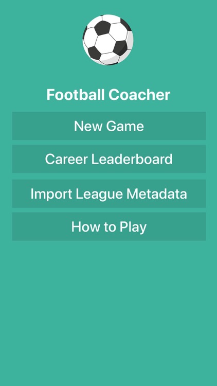 Football Coacher Lesson Game