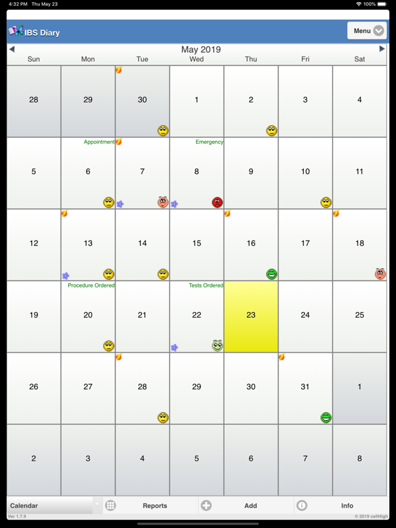 Screenshot #4 pour IBS Diary 2