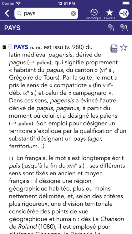 Dictionnaire Robert Historique screenshot-6