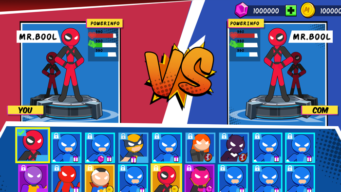 Stick Superhero Offline Games