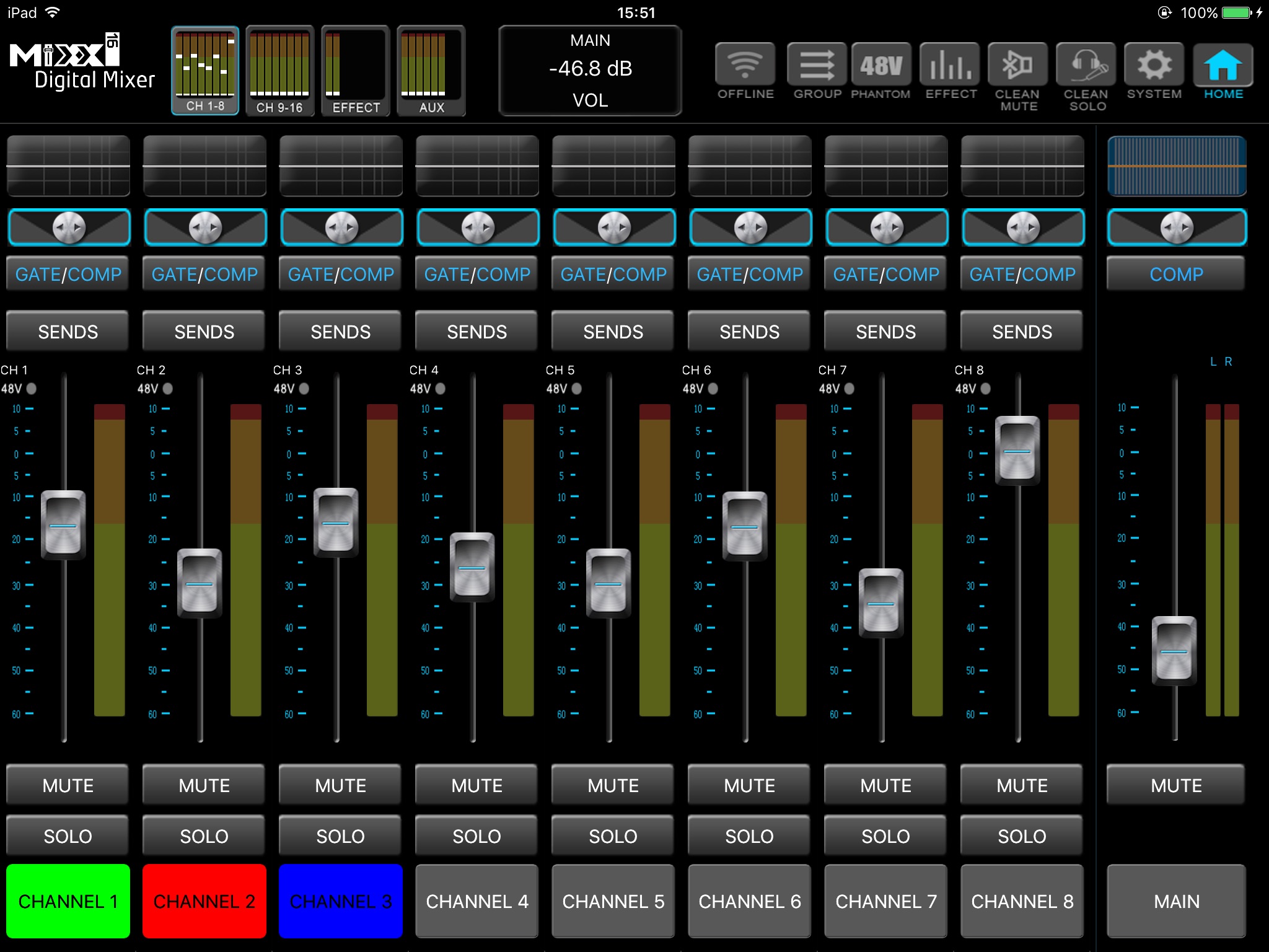 MIXX16 Digital Mixer screenshot 4
