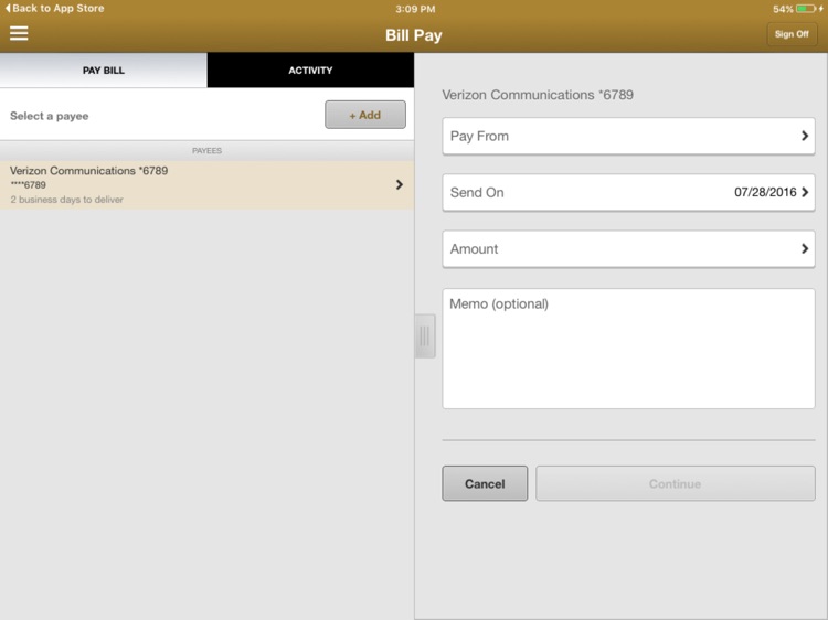 BNYMellon Private Banking iPad